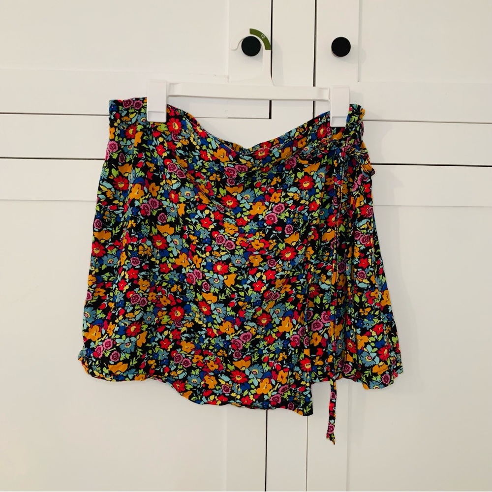 Wild Fable Floral Mini Skirt Size XL Boho Western Cottagecore Size XL